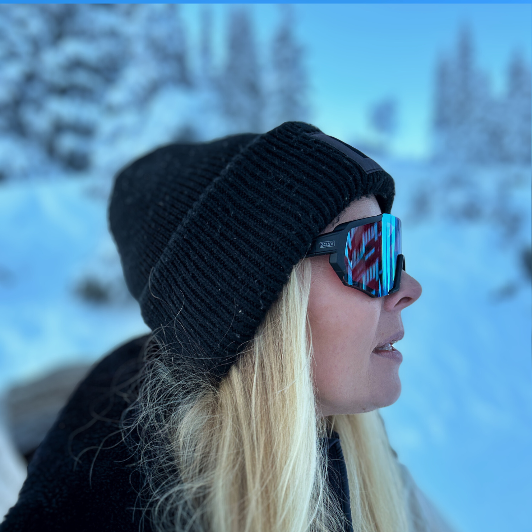 Bellevarde solbrille full Revo/Iceblue lens