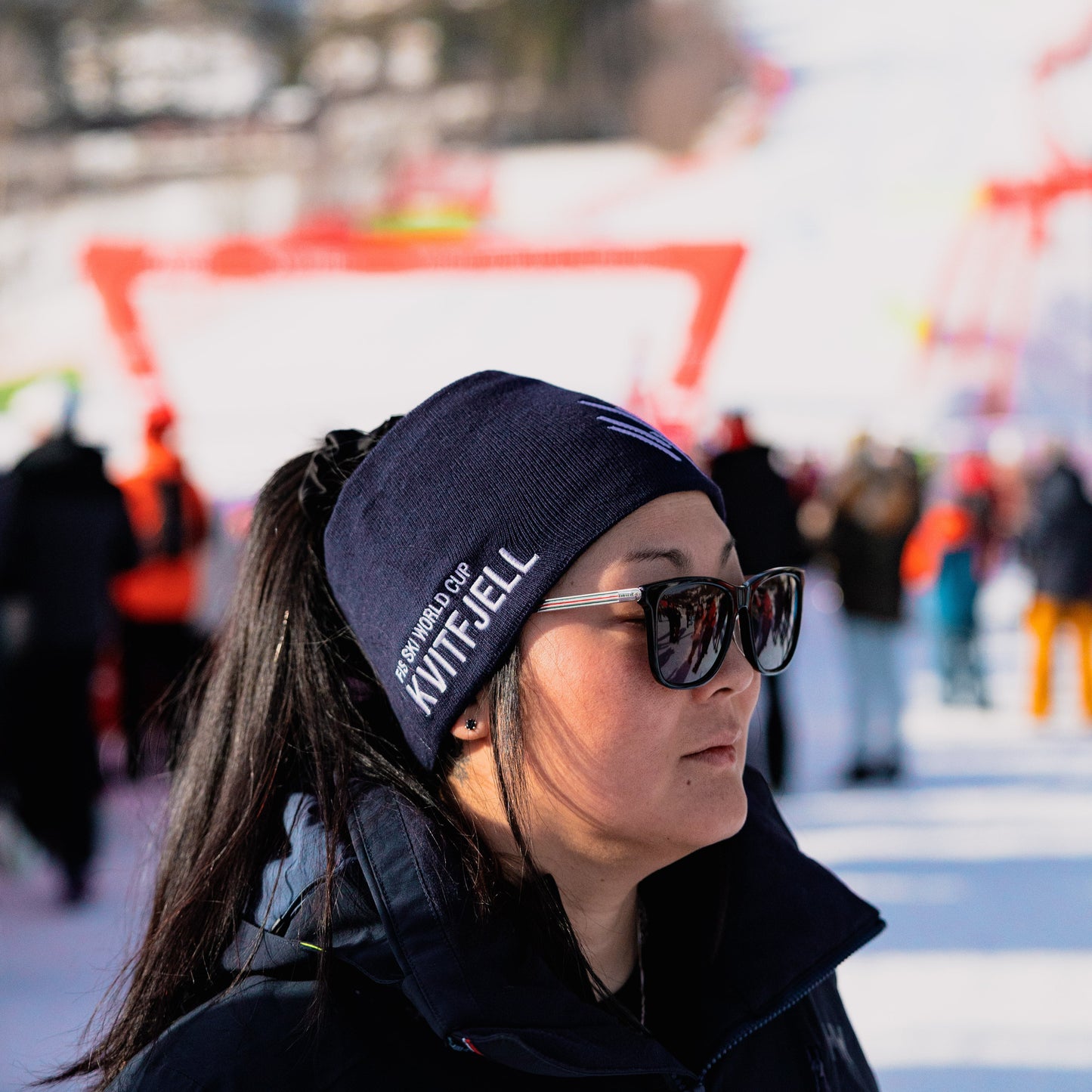 Helly Hansen pannebånd WC Kvitfjell logo